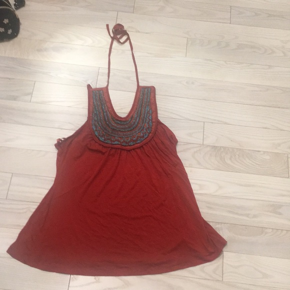 Rampage Heart Moon Star Beaded Halter Top - Picture 4 of 6